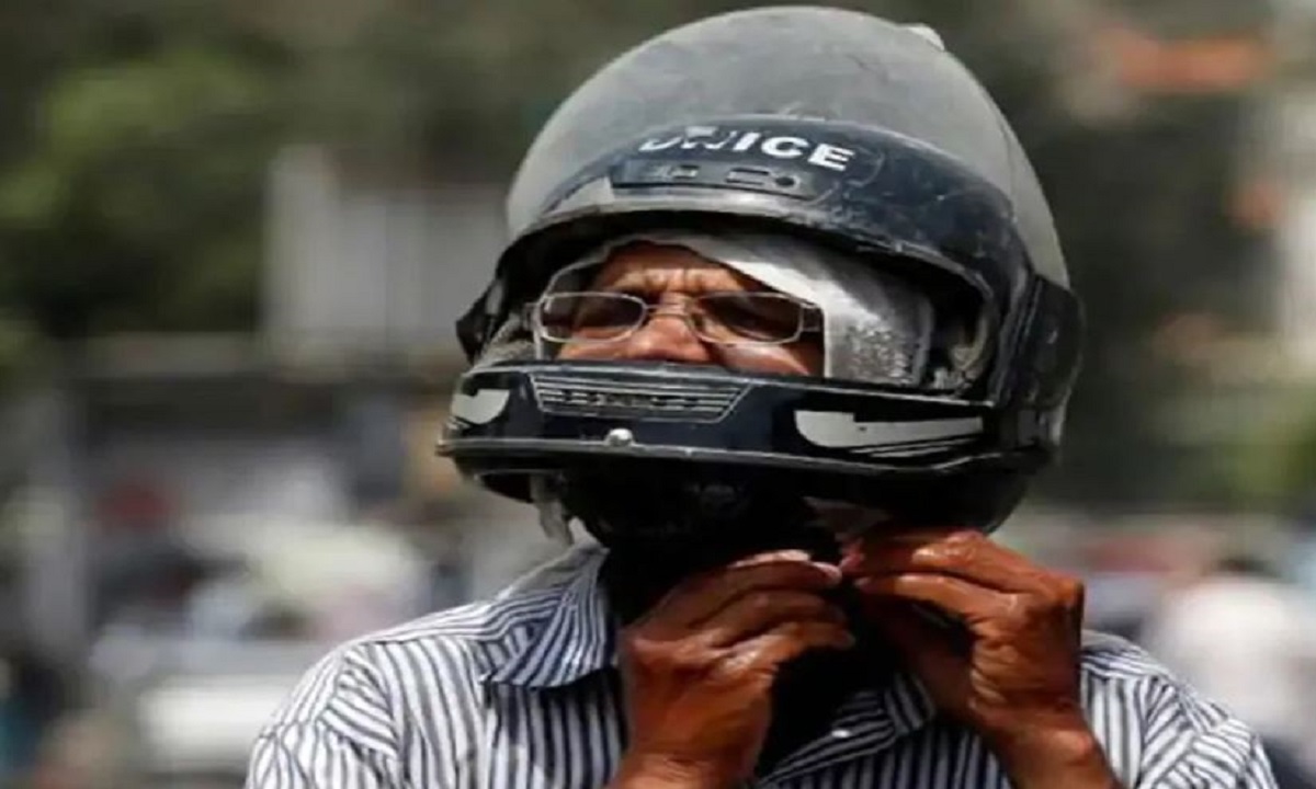 A fine of half a rupee was collected from the motorists who were driving without helmets in Ahmedabad Polices traffic drive in two days