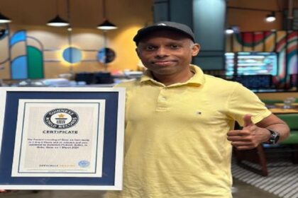 A young man from Bihar did a great feat in Qatar entered the Guinness Book of World Records