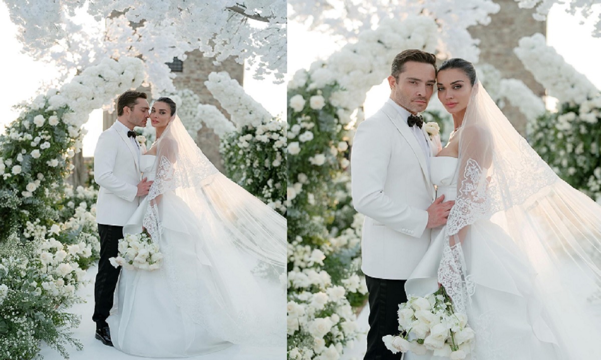 Amy Jackson marries Ed Westwick couple shares wedding photos