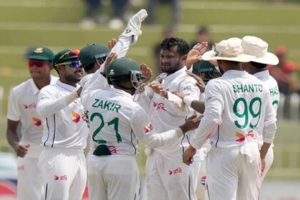 Bangladesh created history by defeating Pakistan in a Test match