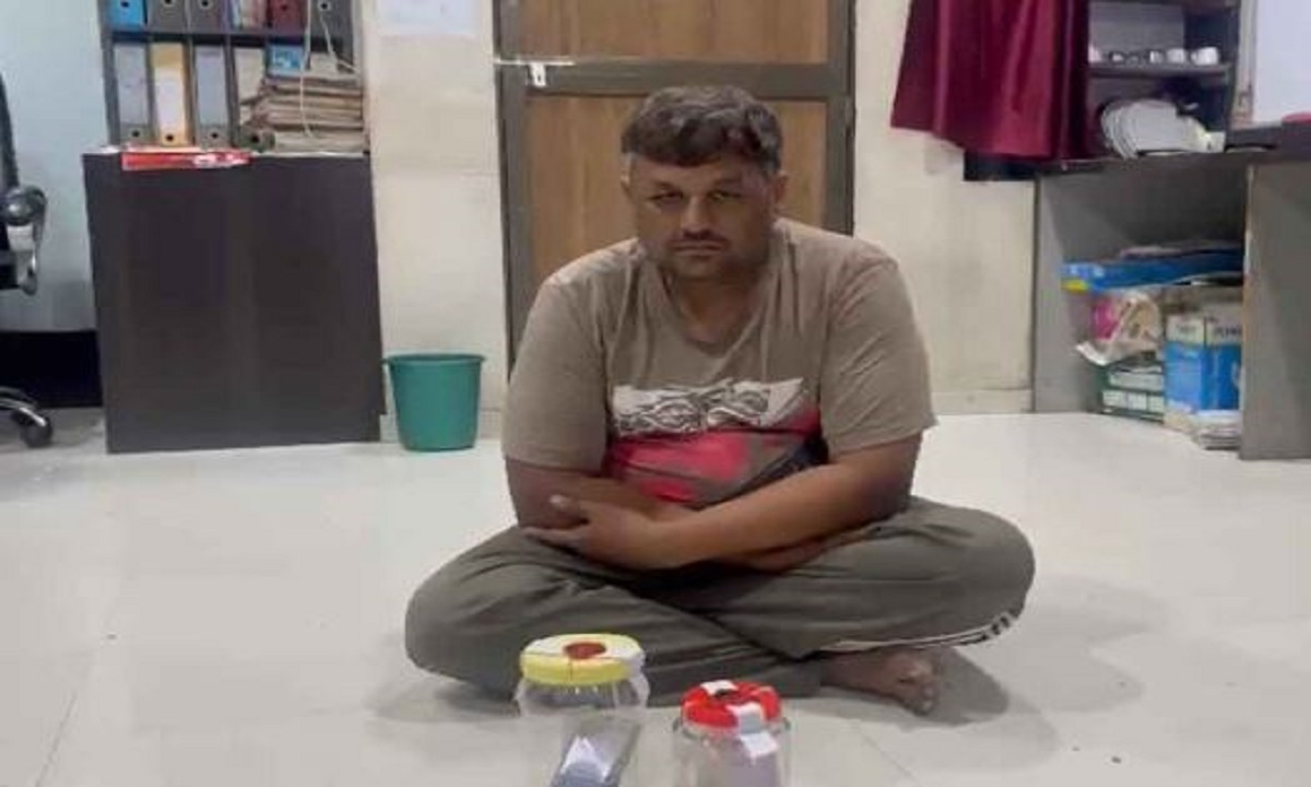 He was caught dealing drugs in a school van in Bharuch