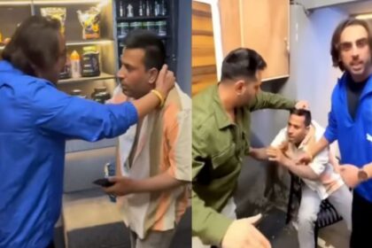 Puneet Superstars beating video goes viral YouTuber seen crying and apologizing